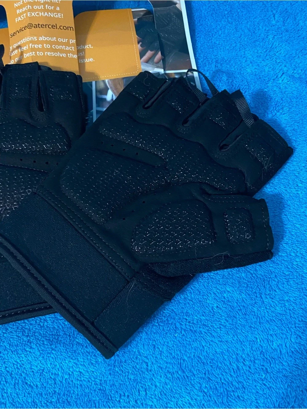 Black Half-Finger VR/AR Controller Gloves
